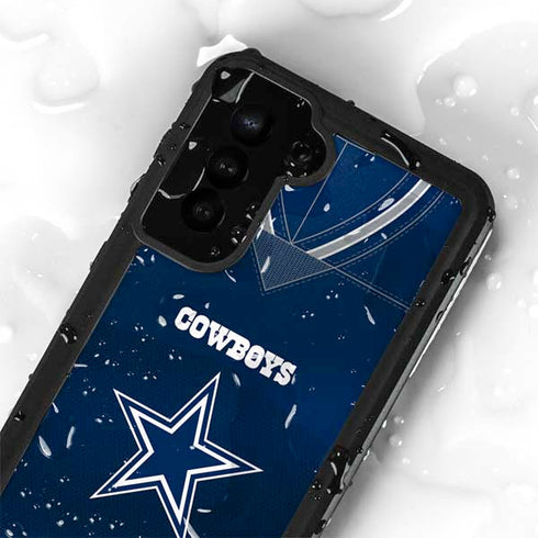 NFL Dallas Cowboys Team Jersey Galaxy S24 Plus Waterproof Case